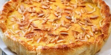 Tarte de Amêndoa Cremosa