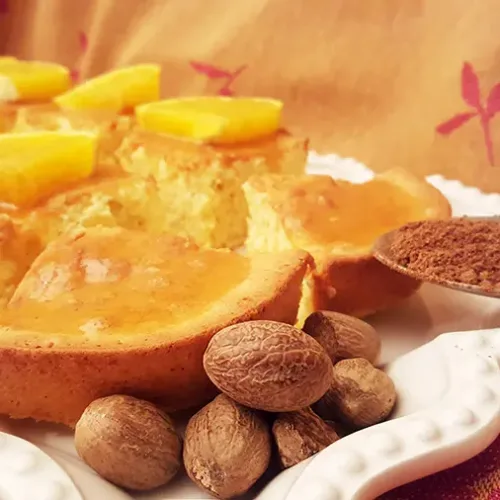 Bolo de Laranja e Noz Moscada Bolo de Laranja e Noz Moscada