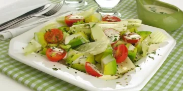 Salada de Abacate e Tomate