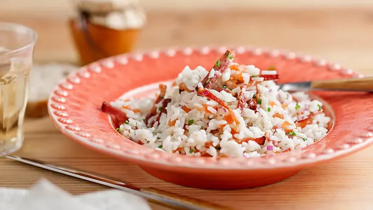 Salada fria de arroz