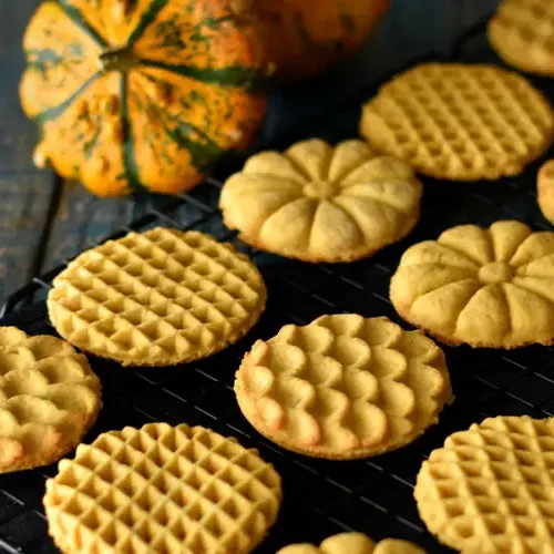 Bolachas de Abóbora e Manteiga de Amendoim