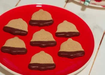 Bolachas de Amêndoa com Chocolate