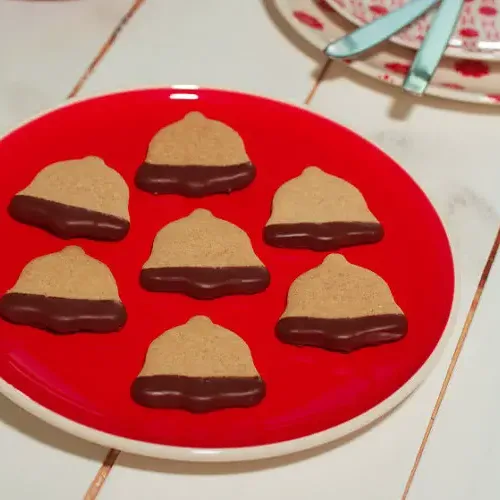 Bolachas de Amêndoa com Chocolate